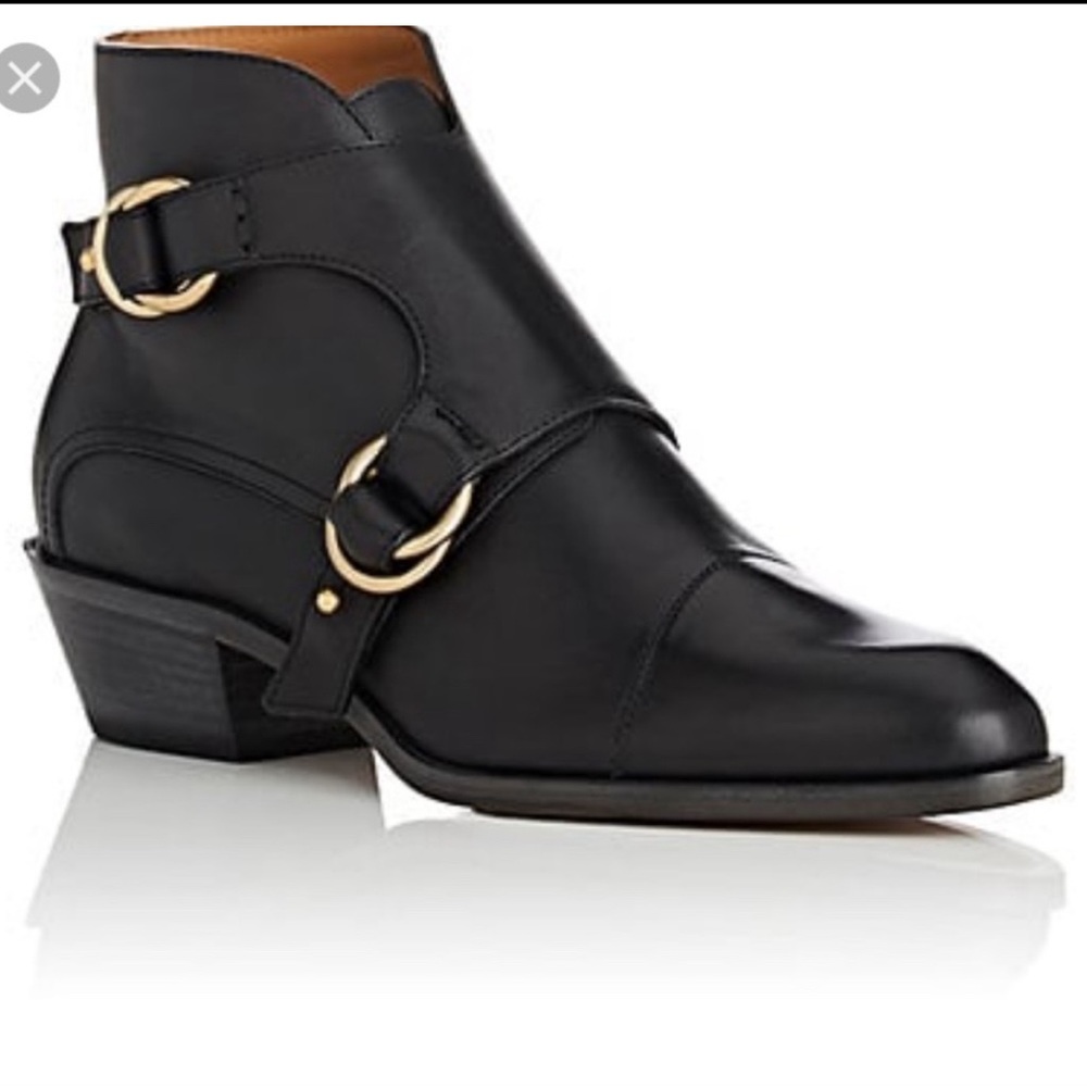 ISO | Chloe Lenny Leather Ankle Boots - Size 38 or 39
